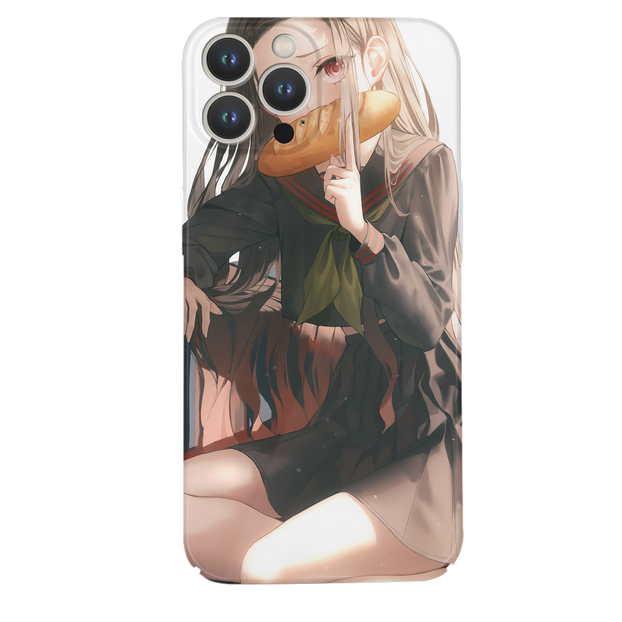 （画像用） 鬼滅の刃（きめつのやいば）竈門 禰󠄀豆子／かまど ねずこ Kamado Nezuko 【iPhone 14シリーズ対応】ハードケース